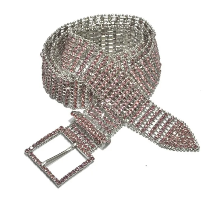 3.8 cm Wide Rhinestone Belt  for Girls