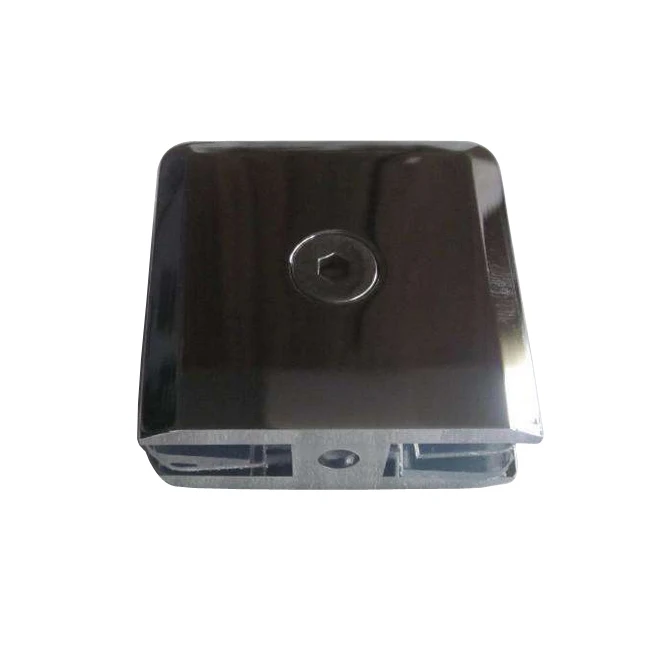 0 Degree Bevel Bathroom stainless steel wall mounted glass clamp clip