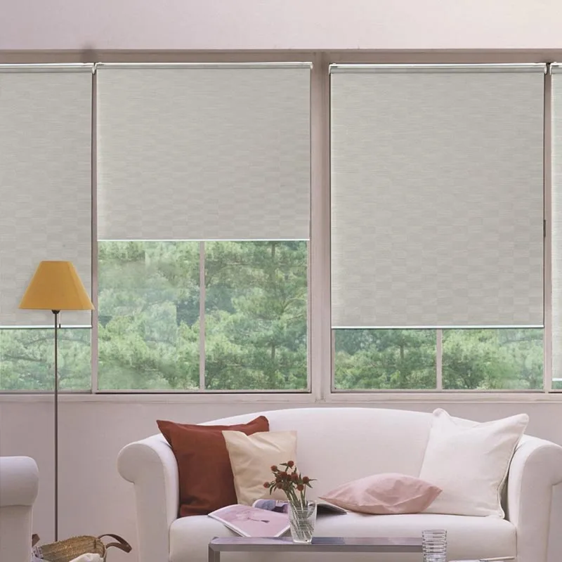 Modern Aluminum Custom Color Size Smart Sunscreen Shade Roller Blinds Roll Curtain Window Blinds Zebra Blinds