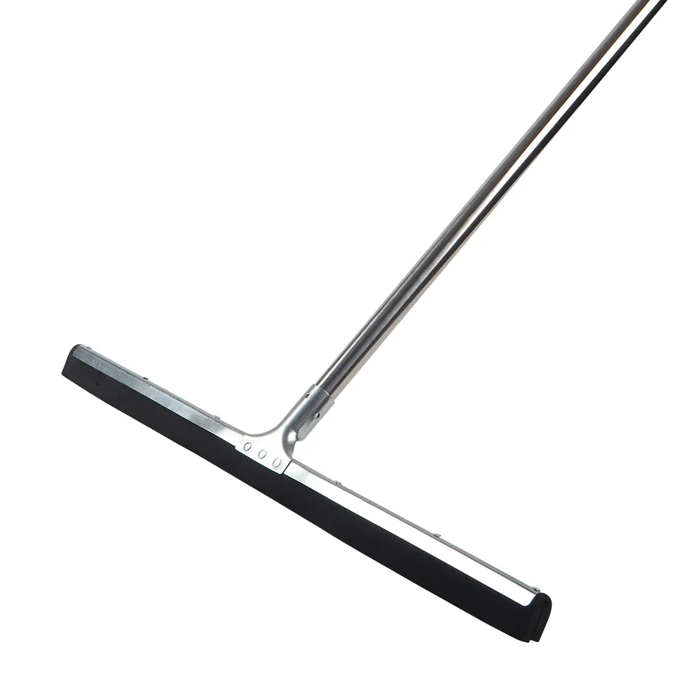 China Household Cleaning Supply Solid One-Piece Foam Rubber Head Floor Squeegee with Double Foam Rubber Floor Squeegee
