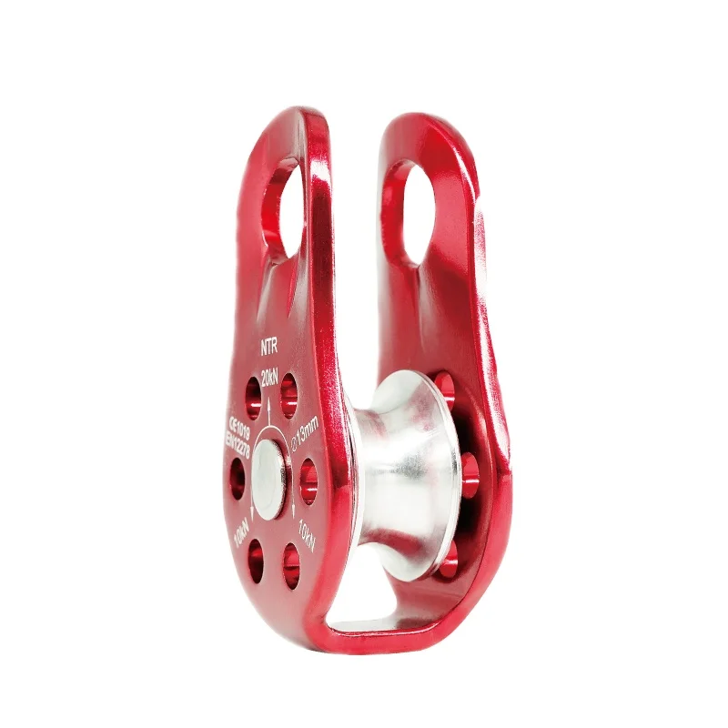Heavy Duty Single Rope Pulley Rappelling Arborist Rescue Fixed Tree Rock Climbing Single Pulley
