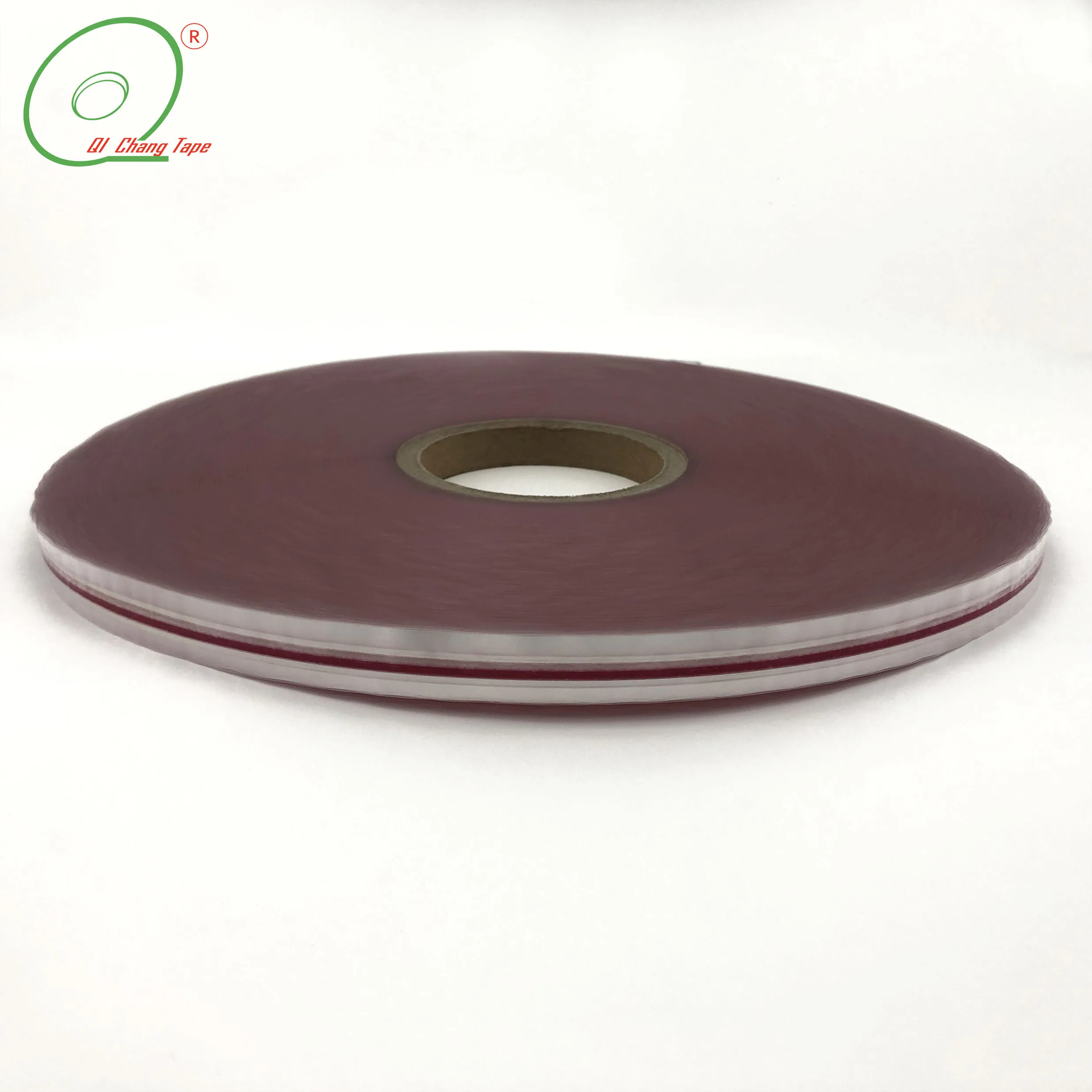 15MM Super King Seal  BOPP Film Resealable Bag Sealing Tape with Red Liner Printing