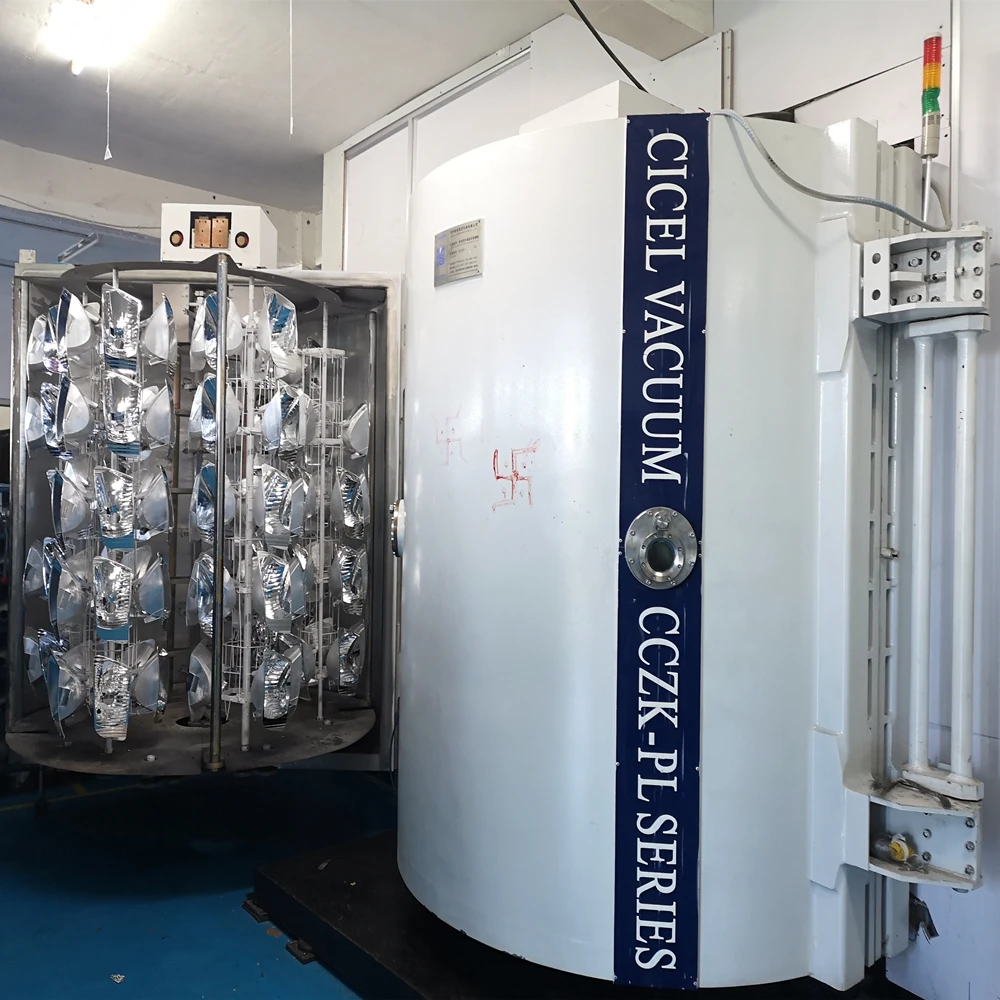 Вакуумная машина для метализации покрытия для ABS/PP/PC/PS пластиковых изделий