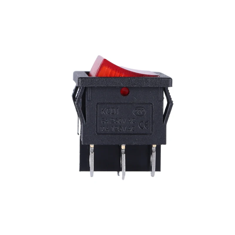KCD5-101KR round  rocker switch face 4 pin