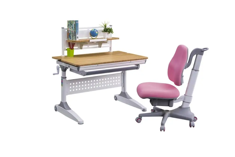 Growing  kids study table workstation home student drawing table set