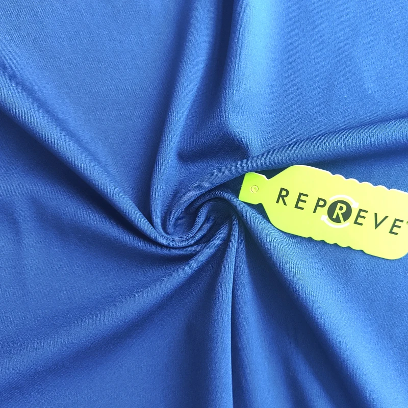 Recycled PET polyester RPET knitted Fabric for sportswear leggings yogawear