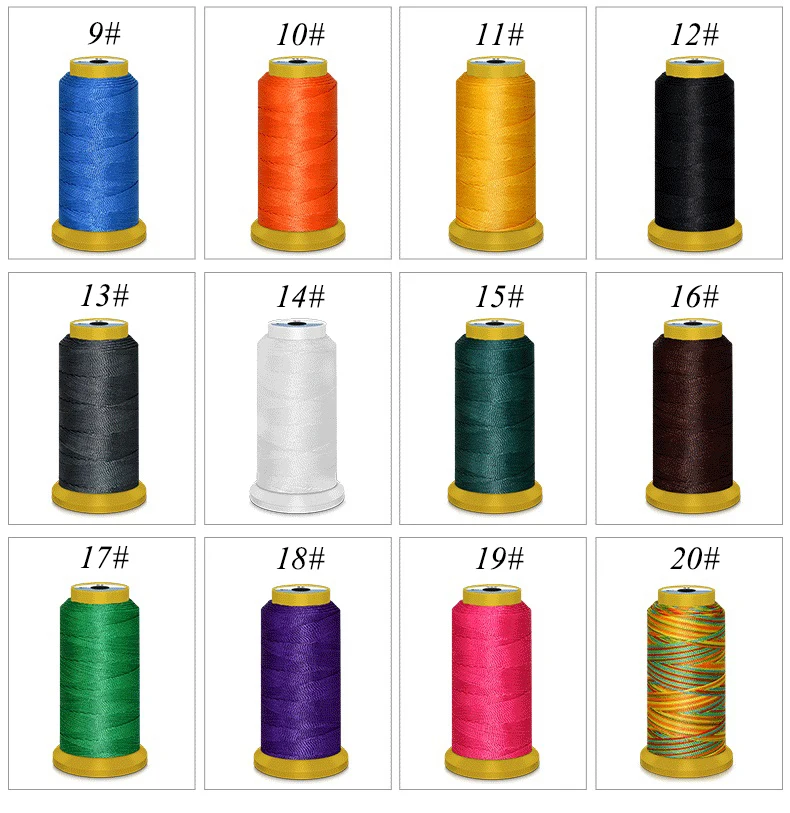 Factory wholesale 2022 spandex waxed embroidery spun high tenacity 100% polyester sewing thread for embroidery