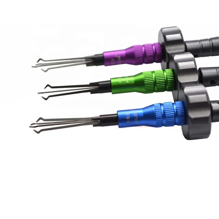 New cross lock quick release tool Lock Smith Tool 3 Pcs Lock pick Car Door Cross Cylinder Open Tools