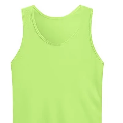 100% polyester sport tank top for kids custom logo quick dry plain vest football soccer jersey children sports uniform kids bib