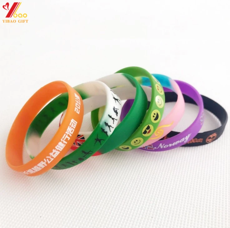 Custom Comfortable silicone wristband Elastic wristband for sports