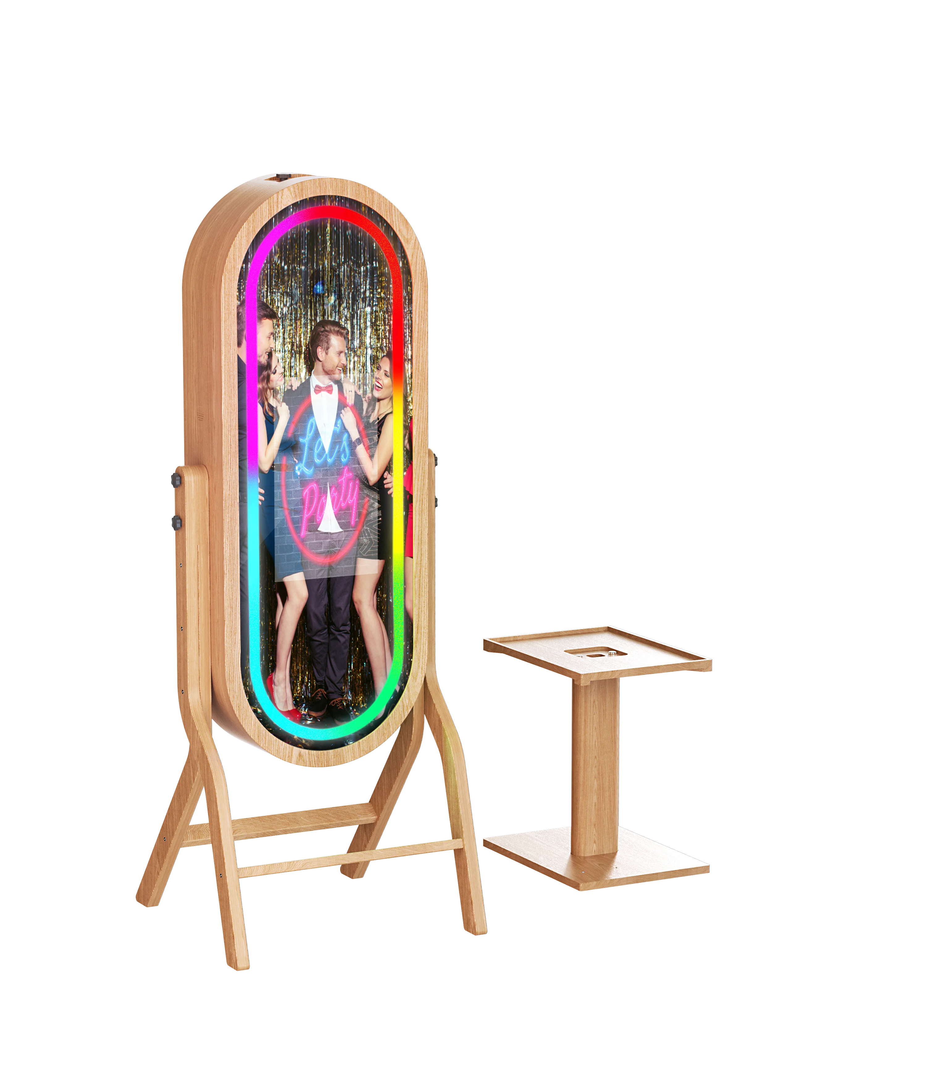 New Best Choice Quality Big Touchscreen Mirror  Photo Booth Automatic Magic Mirror Photo Booth Events Mirror Photo Booth