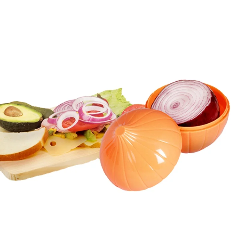 
Different sizes vegetable onion shapes plastic food container storage box 
