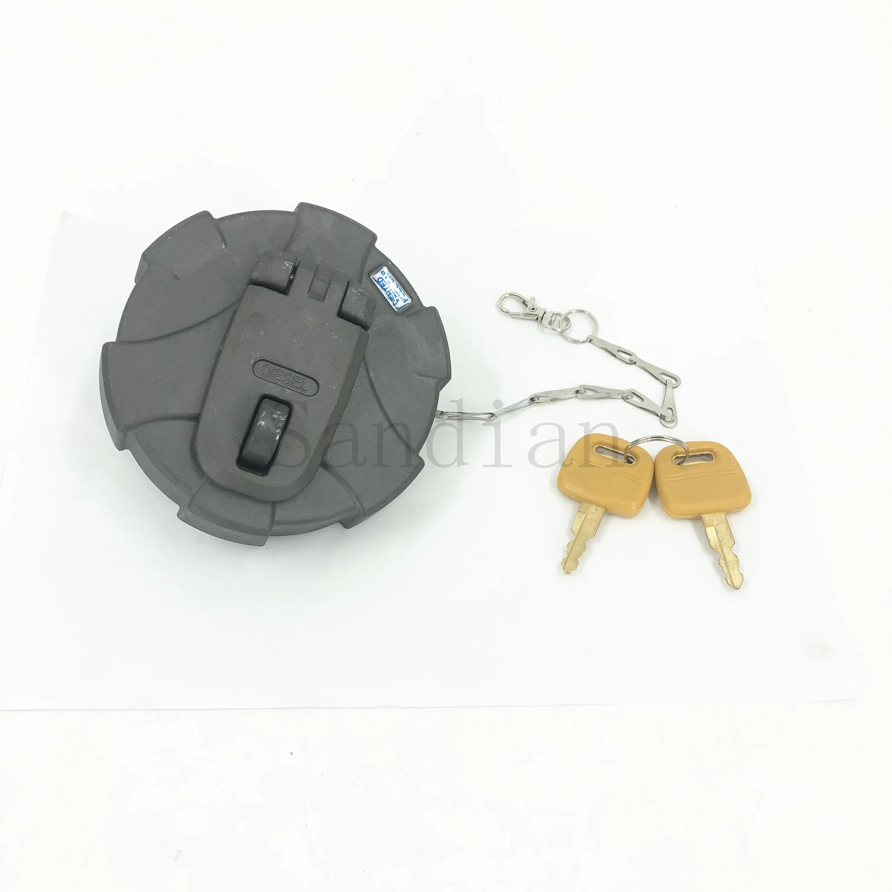 Excavator part Fuel tank cover R-9 R-7 Good quality Fuel Tank Cap with keys R210-7 R210-9 32M9-02130 RVS