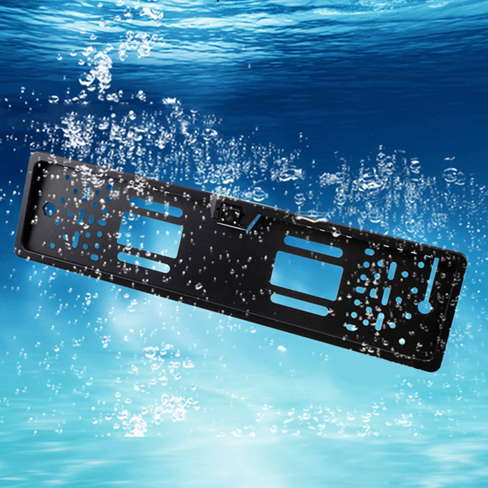 Auto Waterproof EU/Europe Car License Plate Frame HD Night Vision Car Rear View Camera Reverse Backup Night Vision IR/LED Camera