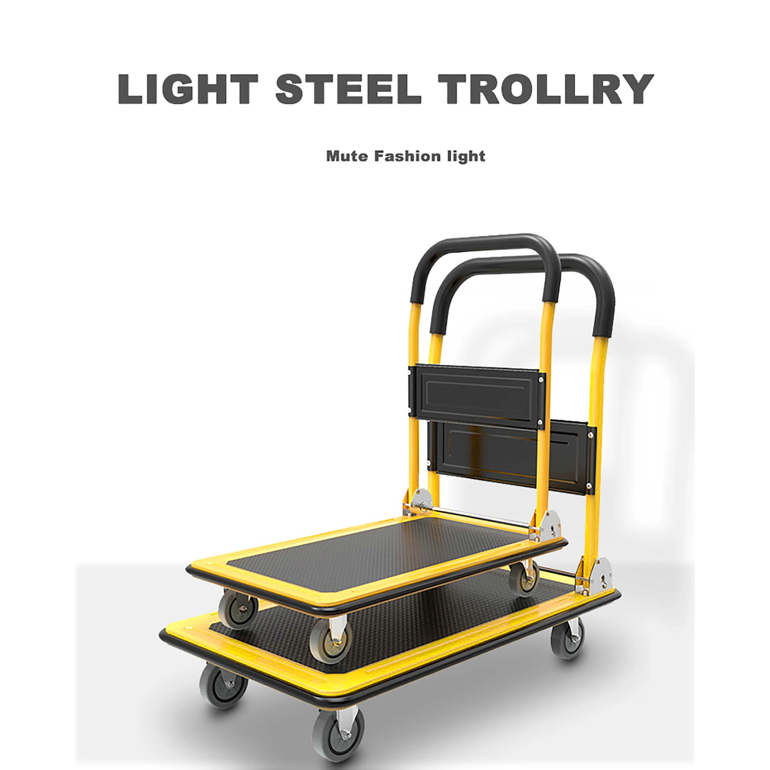 Satong 250kgs L73cm*W47cm*H98cm Industrial Folding Platform Trolley  Transport Trolley Hand Trolley