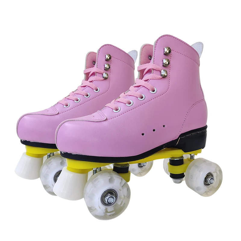 Привлекательная цена новый тип крюк мигает колесо 4-х колесных роликовых с четырьмя колесами коньки для льда