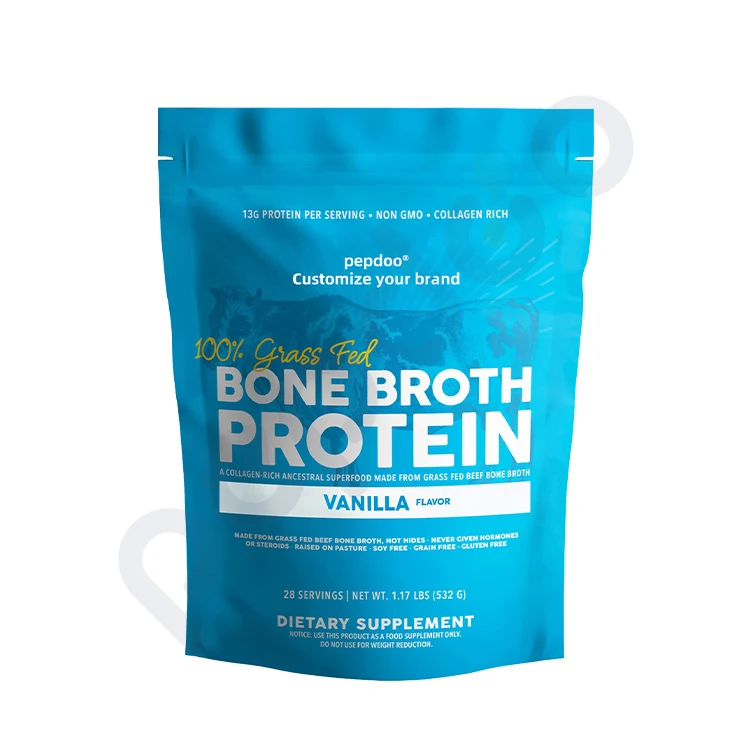 Low Moq Fish And Bovine Hydrolyzed Dissolvable hydrolysis Proteins Collagen Peptides Powder Supplement For Weight Loss