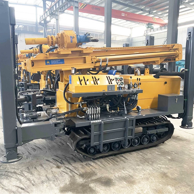 Deep hole borehole diesel oil water well drilling rig Tube Well Drilling Machine