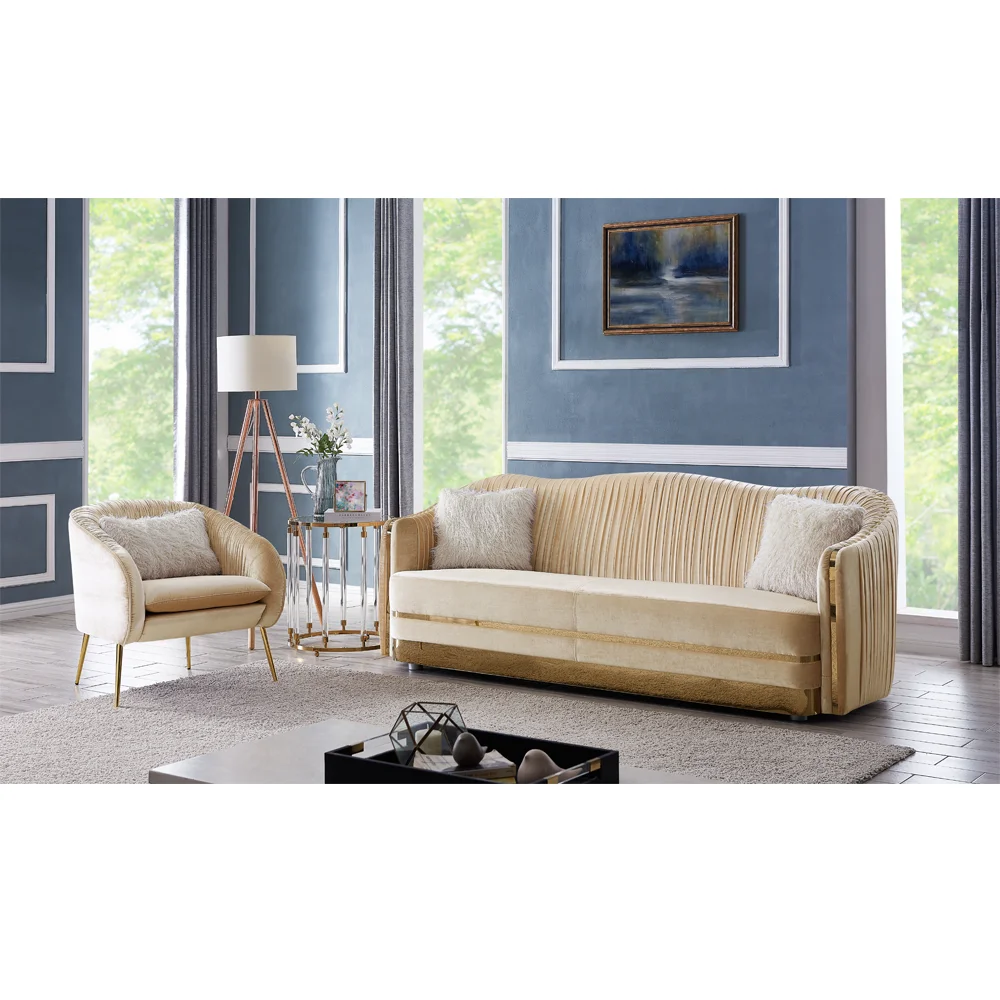 
High quality Living Room furniture Fabric Sofa set designs living room 