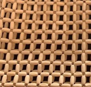 Wholesale Large Beach Hand Bag 2021 Summer Wood Bead Hand Weave Hollow Out Lady Casual Beaded Handbag