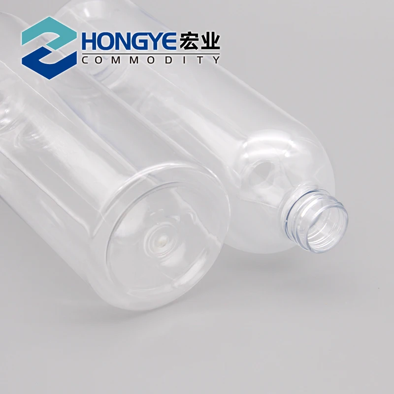 300ml 400ml 500ml plastic clear black lotion shampoo pet bottle with pump