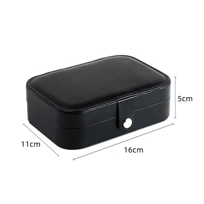 Luxury Pink Large Capacity Dust Proof Organizer Leather Jewelry Storage Box