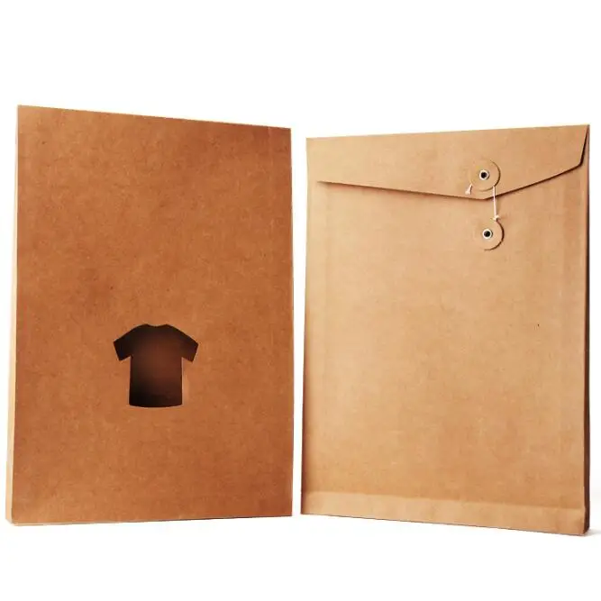 24lb white kraft paper envelope with pvc window