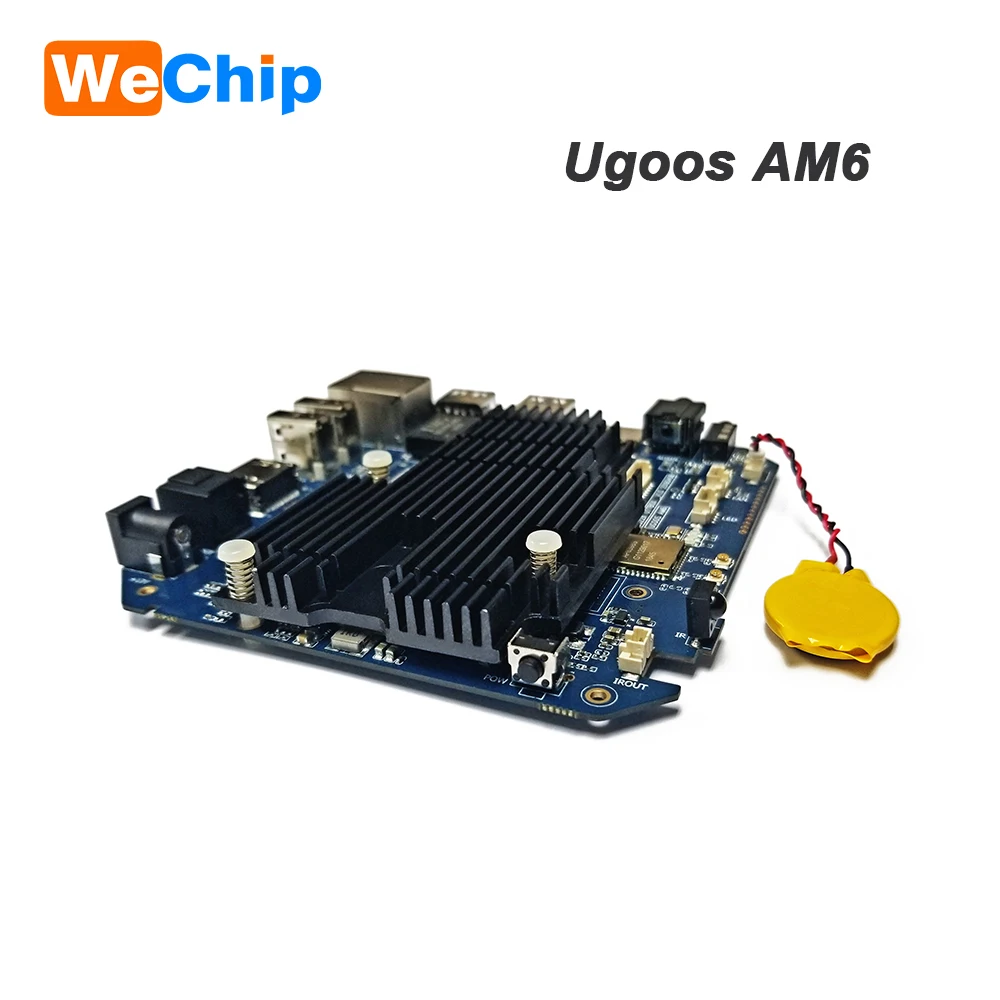 Hot selling Russian ugoos AM6 Android 9.0 1000mbps android rtc tv boxes s922x