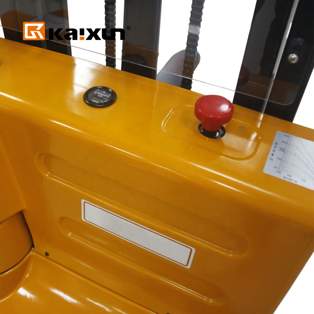 Electric Powered 1000kg 1200kg Lift 3.5m Stacker Forklift Full Electric Pallet Stacker with CE