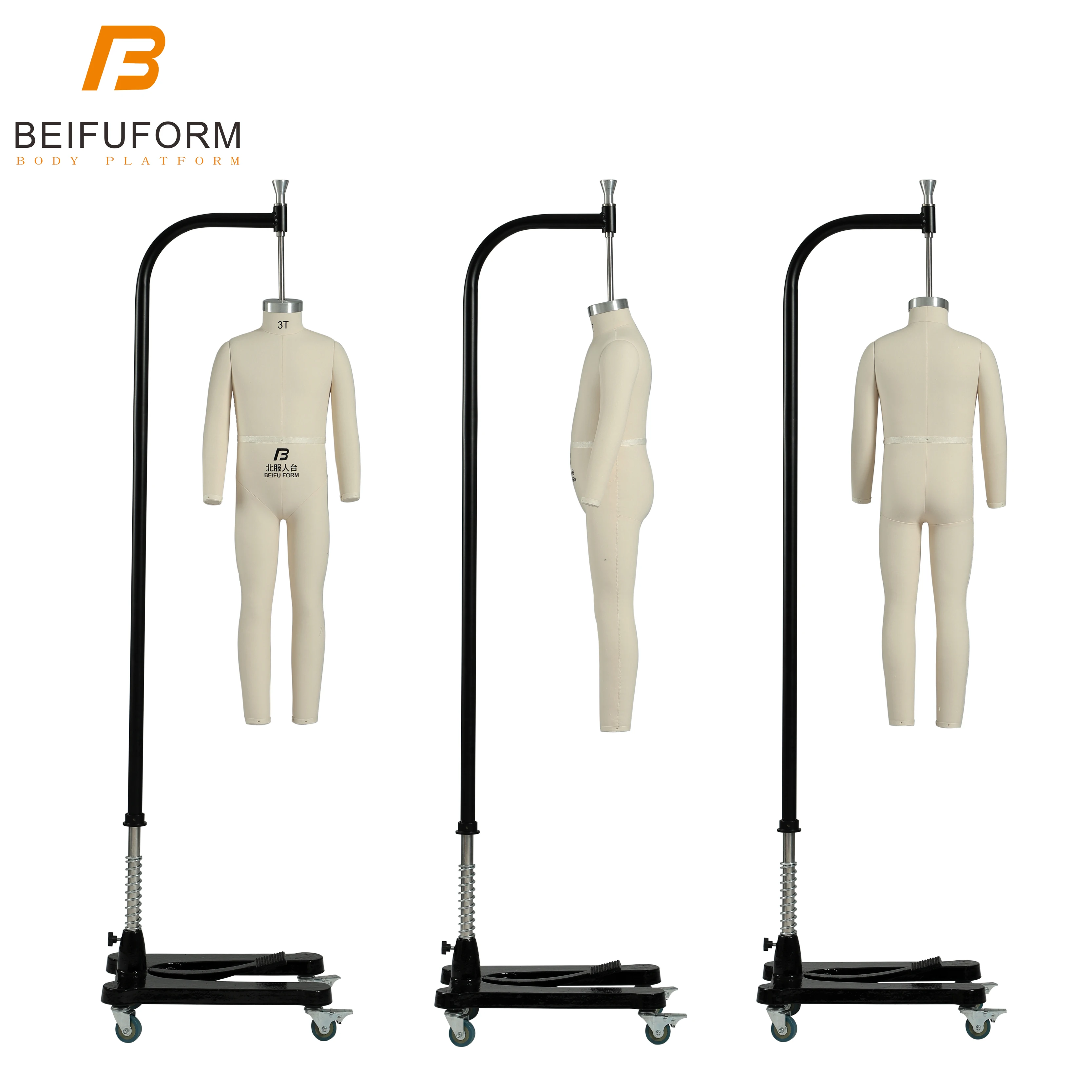 Beifuform kid full body mannequin EU 3T children dress form for Toddlers hot sell infant sewing manikin baby dummy