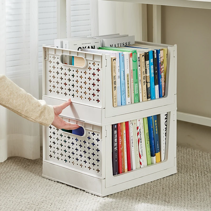 Modern Large Space Folding Laundry Basket Cheap Price Collapsible Storage Box Foldable Plastic Kids Baby Cloth Storage Basket