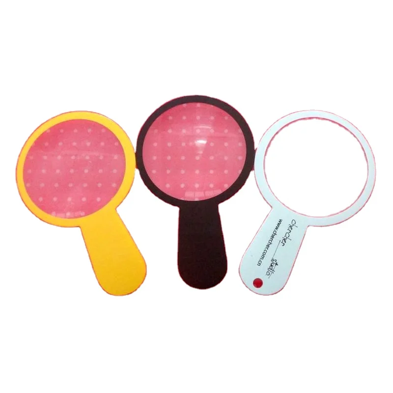 Customized logo plastic magnifying read glass convenient eyeglass magnifier