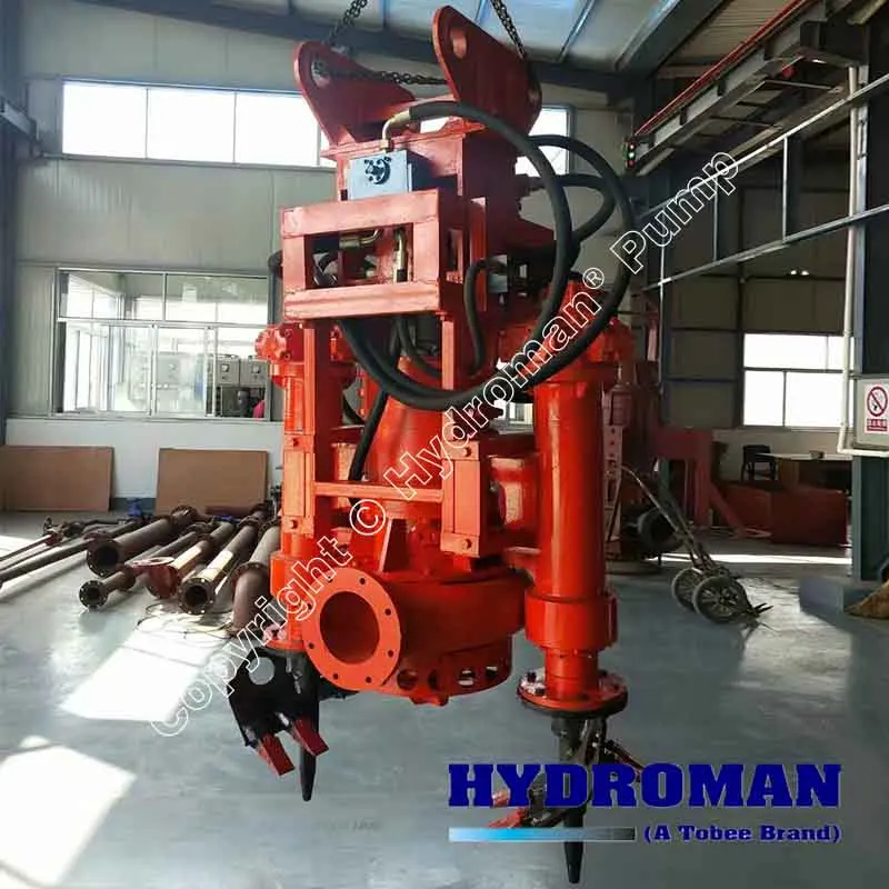 Hydroman High Head Submersible Sand Dredging Mud Pump for Heavy Duty