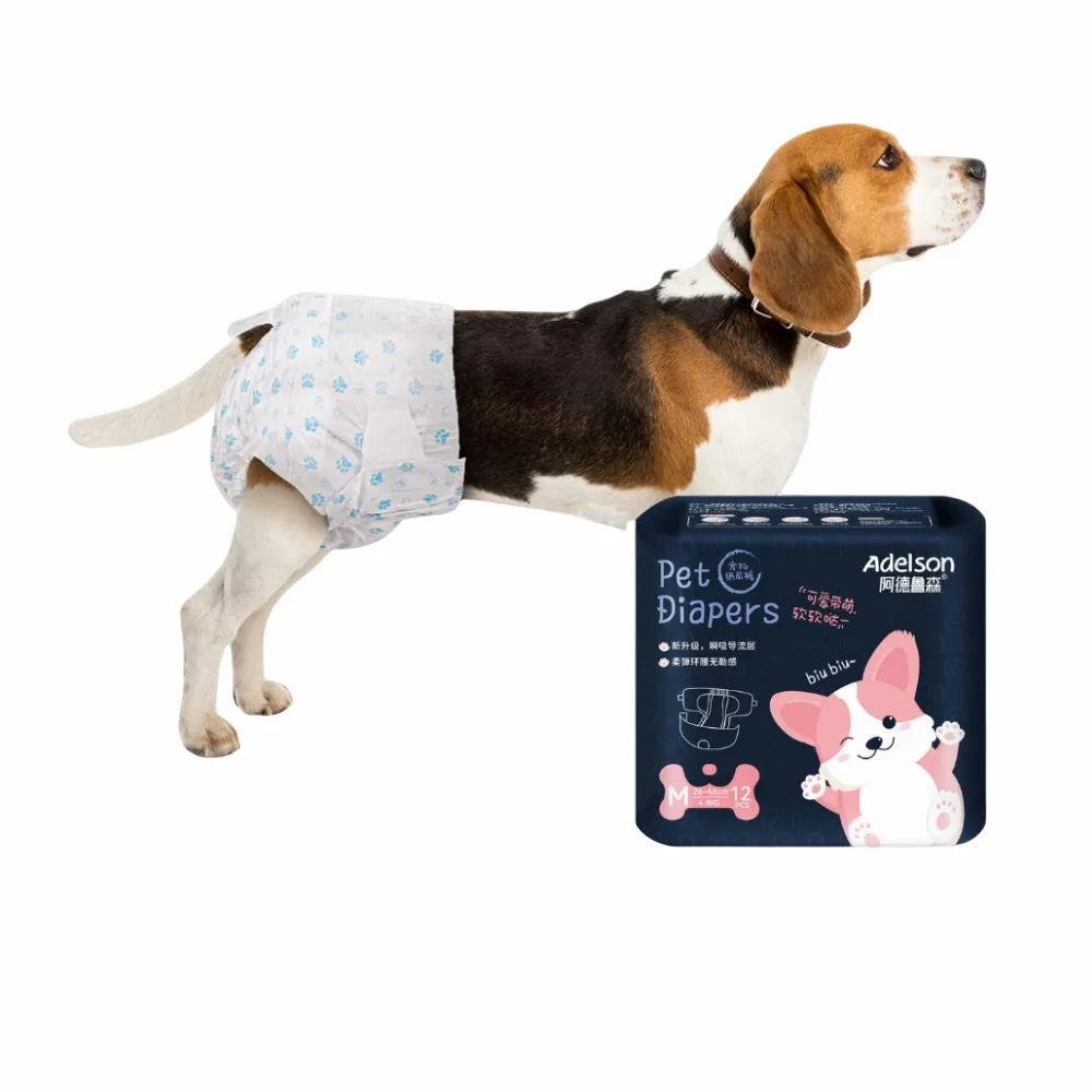 Free Sample Wholesale Oem Specifications Low Price Pet Super Absorbe Soft Pet Cat Diaper For Extra Large Dog