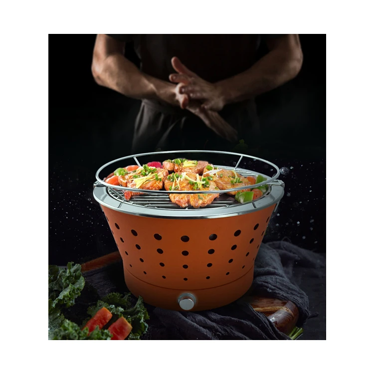 barbecue Charcoal Grills household Korean smokeless charcoal grill courtyard dining table charcoal grill