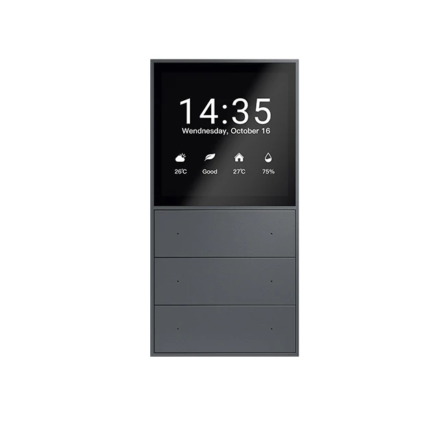 ORVIBO Zigbee gateway with screen. Supports 6 scene buttons. Built-in two loop light MIXPAD S