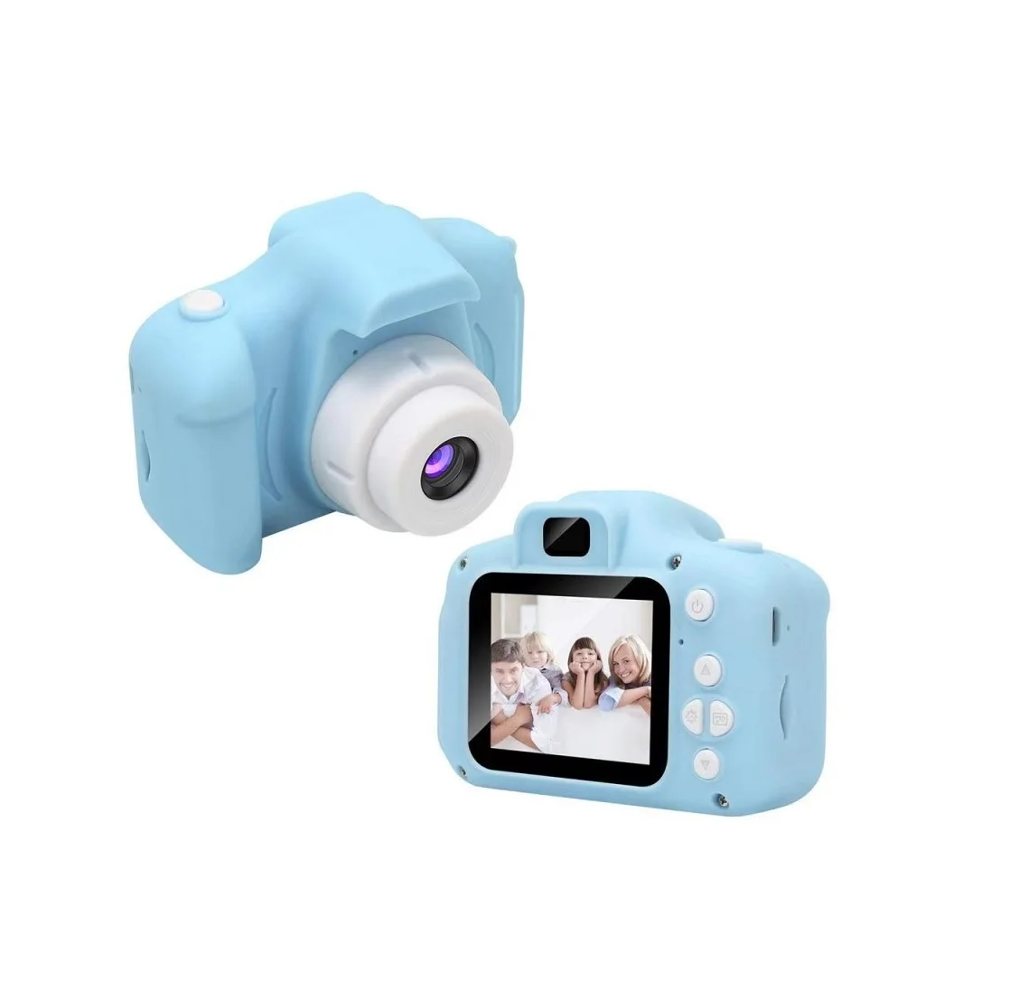 Factory Made Dropship Kids Camera Children Mini Digital Camera Cute Cartoon Cam 13mp Slr Toys For Birthday 2 Inch Screen