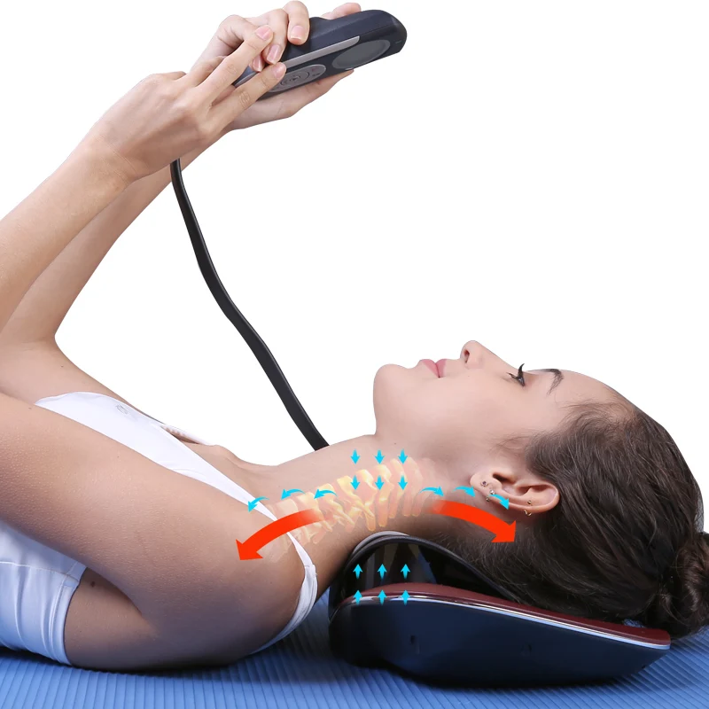 Drop Shipping Electric Multi-functional Heating Therapy Air Pump Neck Cervical Traction Device