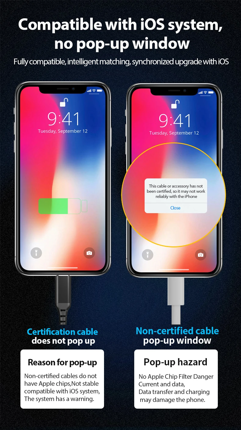  Mfi Original C89 Connector Iphone Lightning Charger Cable Certified Fast Charging made For Ipad