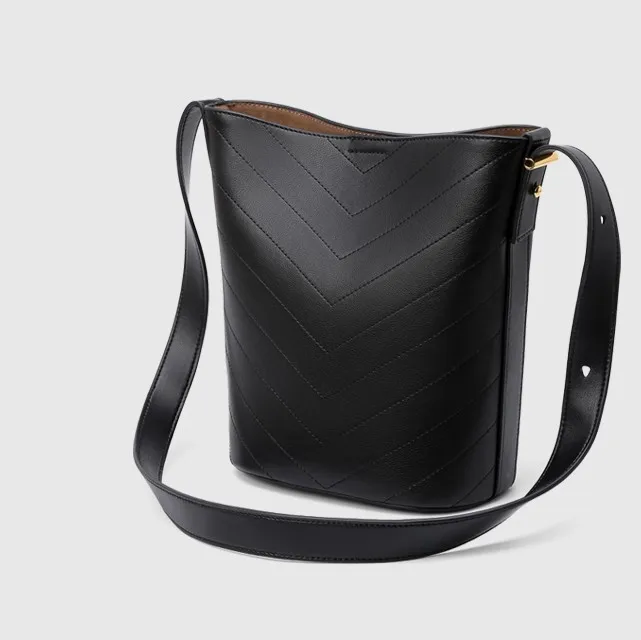 2019 Guangzhou factory new design leather bucket bag for ladies fashion women hand bags for dating lady leather hand bags
