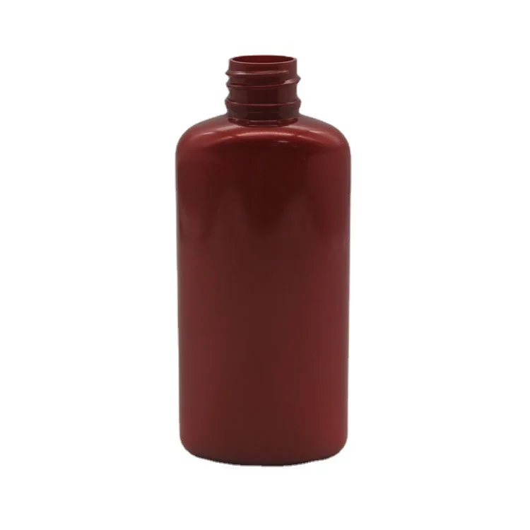 2025 Customizable Plastic Bottles with Flip Oval Flat Design for Sub-Bottled Gel Shampoo Perfume Lotion Cream Water Food Use