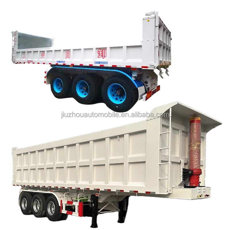 Trailer manufacturer customized 3 axle 60/80 ton rear dump semi trailer for Sale