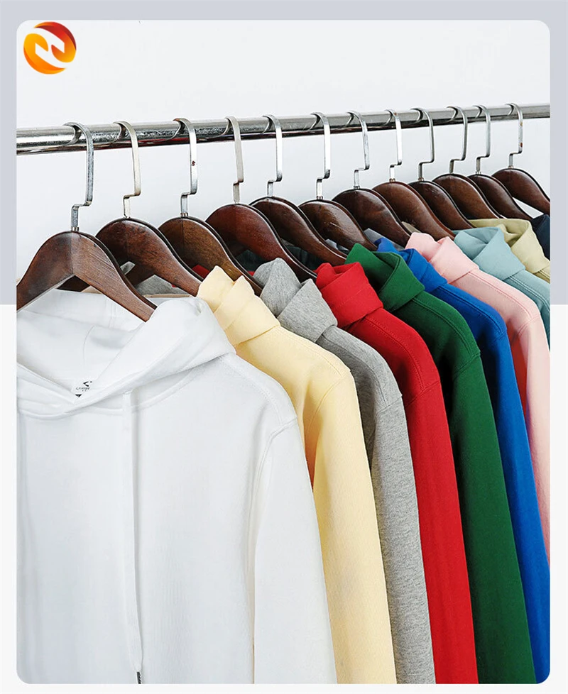 100% хлопковые толстовки большого размера с логотипом 300gsm