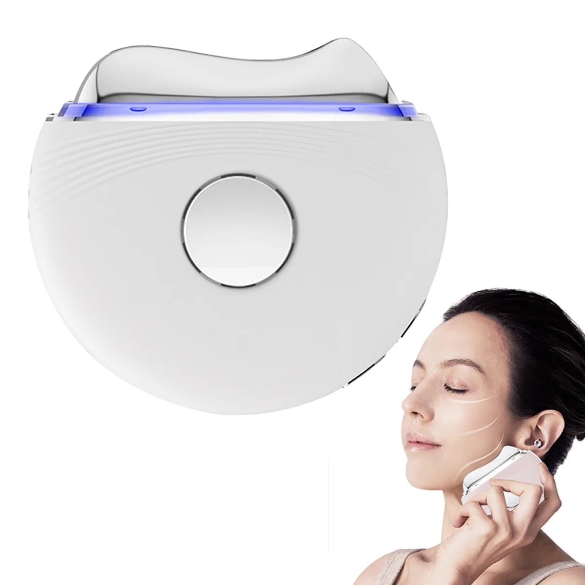 Facial Massage Guasha Hot Cold Beauty Device Face Lifting Tool Innovative Products 2024 Red Light Therapy Panel Ice Roller