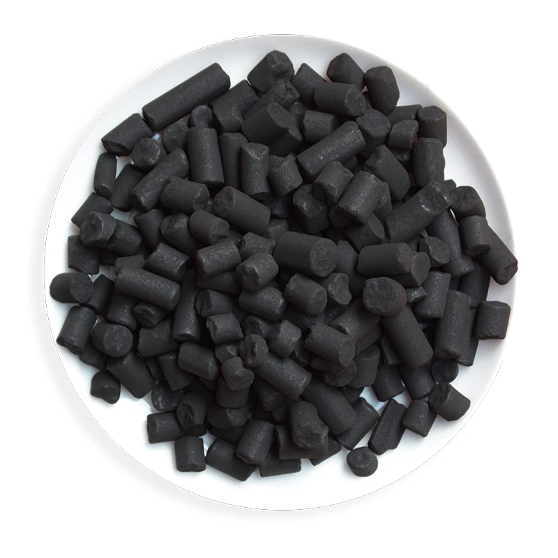 4mm 3mm Coal Based Columnar Pellet Activated Carbon Waste Gas Treatment for Flue Filter