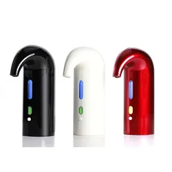 Automatic electric USB charging ABS modern bar accessories One-touch wine pump wine aerator decanter