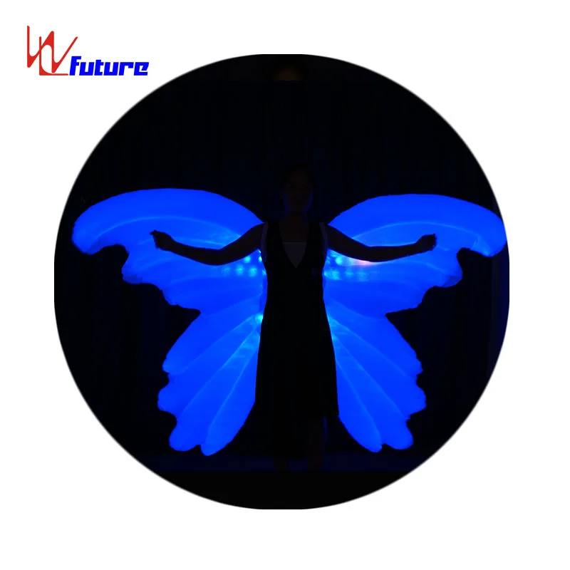 Unisex Handmade LED Butterfly Wings Dance Costumes for Adults Full Color Custom Suits Tops Dresses