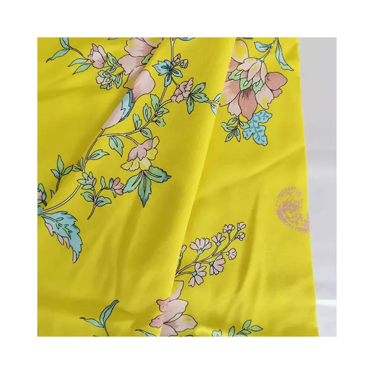 Hot-Sale 100% Rayon Custom-made Soft Direct Printing Shrink-Resistant Fabric For Dress,Skirt