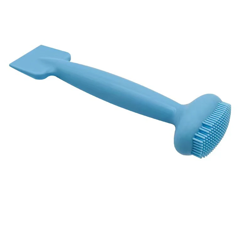 2024 professional application cosmetic face custom thick fan mask brush silicone