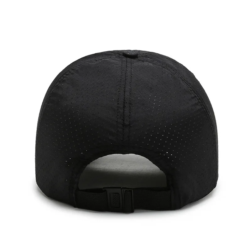 Summer breathable mesh baseball cap quick drying hats for men blue gray hat sports cap blank cap sport